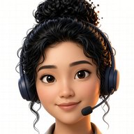 AIMe, the Siteria AI receptionist, smiling in a headset